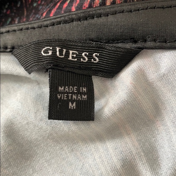 Guess halter multicolor sleeveless top Sz M - Picture 9 of 12